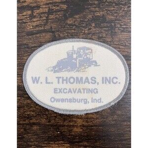 Vintage W.L. Thomas Inc. Excavating Patch Owensburg Indiana Preowned Rare